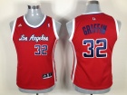 Los Angeles Clippers #32 GRIFFIN Red Women Jerseys