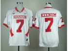 Houston Cougars #7 Keenum White NCAA Jerseys