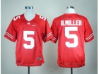 Ohio State Buckeyes #5 Baxton Miller Red NCAA Jerseys