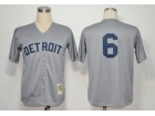 Detroit Tigers #6 Kaline Gray M&N Jerseys