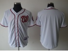 Washington Nationals Blank White Cool Base Jersey