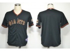 San Francisco Giants Blank Black Cool Base Jerseys