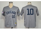 Chicago Cubs #10 Santo Grey M&N Jerseys