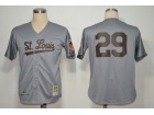 St. Louis Browns #29 Satchel Paige Grey M&N 1953 Jerseys