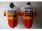 Houston Astros #50 Richard White Throwback Jerseys