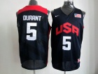 USA Team #5 Durant Blue 2012 London Olympic Games Jerseys