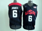 USA Team #6 James Blue 2012 London Olympic Games Jerseys