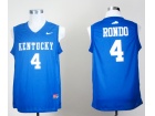 Kentucky Wildcats #4 Rajon Rondo  Blue NCAA Jerseys