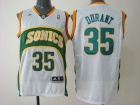 Seattle SuperSonics #35 Durant White Swingman Jerseys