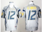 West Virginia Mountaineers #12 Geno Smith Gray NCAA Jerseys