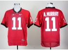 Georgia Bulldogs #11 Aaron Murray Red NCAA Jerseys