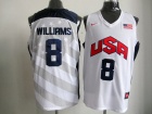 USA Team #8 Williams White 2012 London Olympic Games Jerseys