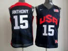 USA Team #15 Anthony Blue 2012 London Olympic Games Jerseys