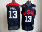 USA Team #13 Paul Blue 2012 London Olympic Games Jerseys