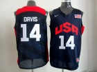 USA Team #14 Davis Blue 2012 London Olympic Games Jerseys