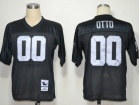 Oakland Raiders #00 Jim Otto Black M&N Jerseys