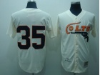 Houston Colts #35 Joe Morgan Cream M&N 1964 Jerseys