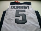 USA Team #5 Durant White 2012 London Olympic Games Jerseys