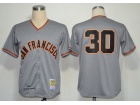 San Francisco Giants #30 Orlando Cepeda Grey M&N 1962 Jerseys