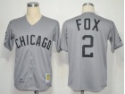 Chicago White Sox #2 Fox Gray M&N Jerseys