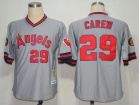 Los Angeles Angels #29 Carew Gray M&N Jerseys