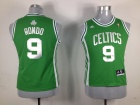 Boston Celtics #9 RONDO Green Women  Jerseys