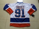 New York Islanders #91 John Tavares White Jerseys