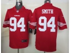 San Francisco 49ers #94 Smith Red Nike Limited Jerseys