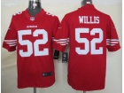 San Francisco 49ers #52 Willis Red Nike Limited Jerseys