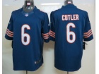 Chicago Bears #6 Cutler Blue Nike Limited Jerseys