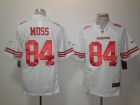 San Francisco 49ers #84 Moss White Nike Limited Jerseys