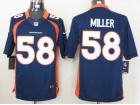 Denver Broncos #58 Miller Blue Nike Limited Jerseys