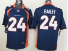 Denver Broncos #24 Bailey Blue Nike Limited Jerseys