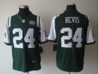 New York Jets #24 Revis Green Nike Limited Jerseys