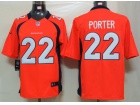 Denver Broncos #22 Porter Orange Nike Limited Jerseys