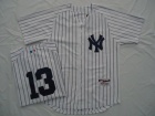 New York Yankees #13 Alex Rodriguez White  Jerseys