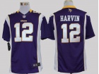 Minnesota Vikings #12 Harvin Purple Nike Limited Jerseys