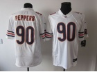 Chicago Bears #90 Peppers White Nike Limited Jerseys