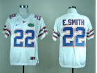 Nike Florida Gators #22 E.Smith White College Football Jersey