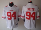 San Francisco 49ers #94 Smith White Nike Limited Jerseys