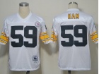 Pittsburgh Steelers #59 Ham White Throwback Jerseys