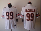 Chicago Bears #99 Mcclellin White Nike Limited Jerseys