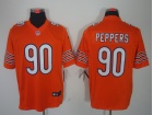 Chicago Bears #90 Peppers Orange Nike Limited Jerseys