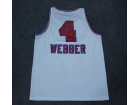 Sacramento Kings #4 Webber White Swingman 2012 Style Jerseys