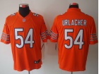 Chicago Bears #54 Urlacher Orange Nike Limited Jerseys