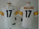 2012  Nike Pittsburgh Steelers #17 Wallace White Youth Limited Jersey