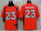 Denver Broncos #23 Mcgahee Orange Nike Limited Jerseys