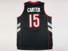 Toronto Raptors #15 Vince Carter Black/Purple New Swingman Jerseys