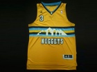 Denver Nuggets #3 Lawson Yellow Rainbow Hardwood Classics Jersey