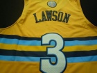 Denver Nuggets #3 Lawson Yellow Rainbow Hardwood Classics Jersey